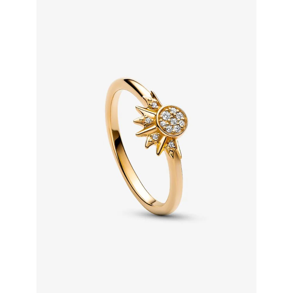 Pandora
Gold Plated Celestial Sparkling Sun Ring - Image 5