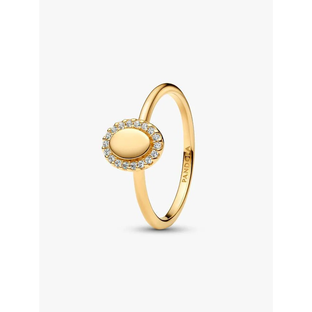 Pandora Gold Cubic Zirconia Ring