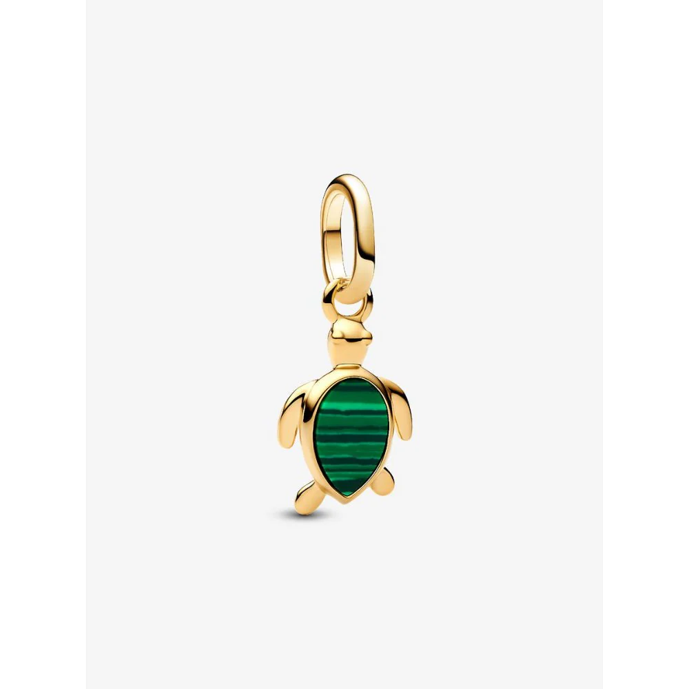 Pandora
Gold Plated Green Turtle Mini Dangle Charm