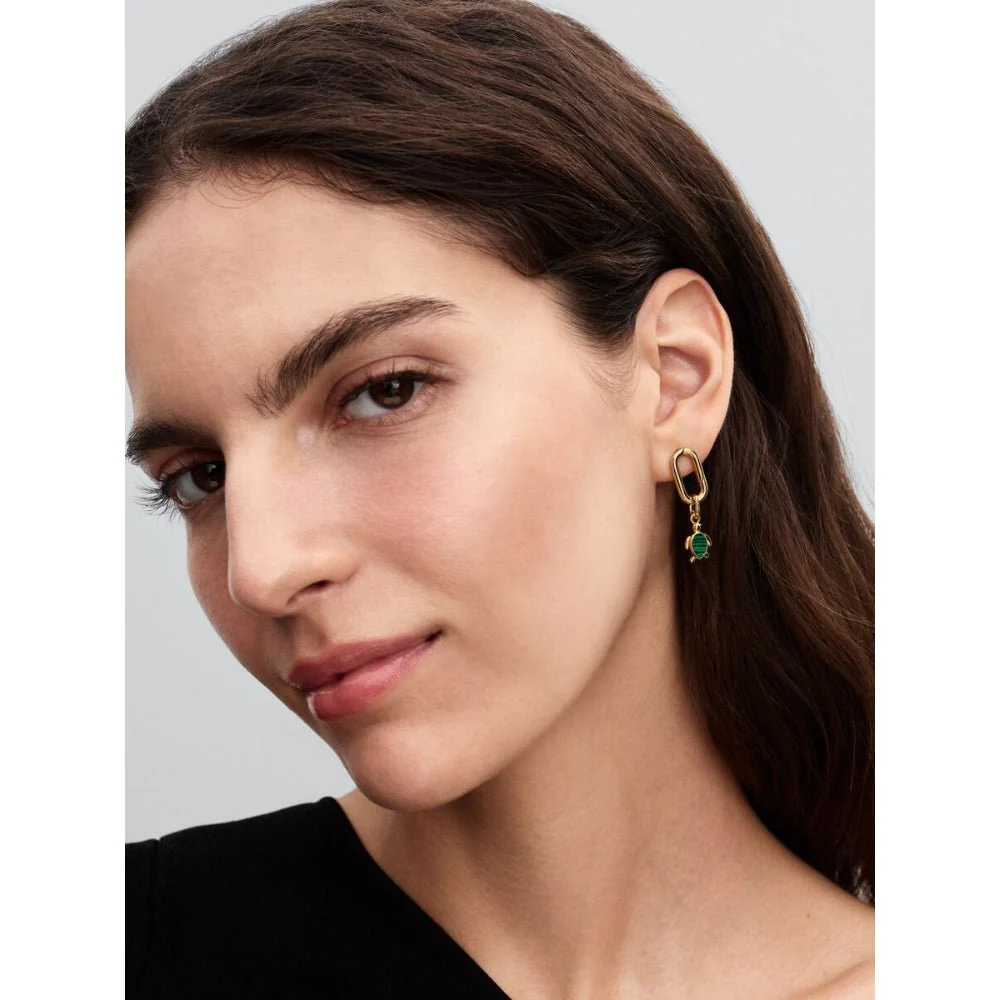 Pandora
Gold Plated Green Turtle Mini Dangle Charm - Image 3