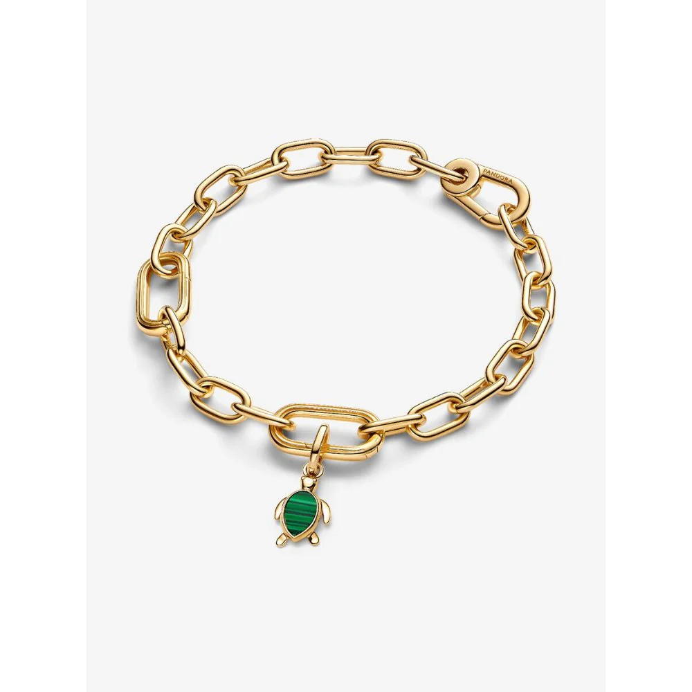 Pandora
Gold Plated Green Turtle Mini Dangle Charm - Image 4