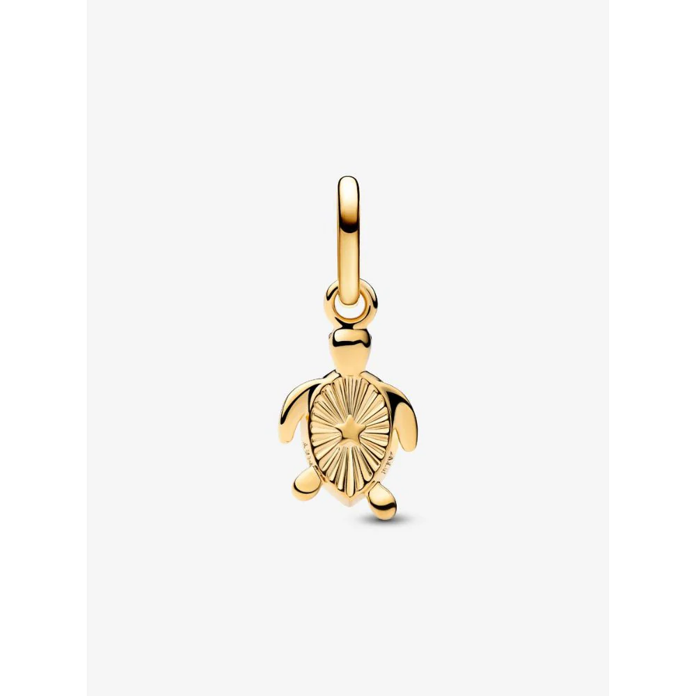 Pandora
Gold Plated Green Turtle Mini Dangle Charm - Image 5