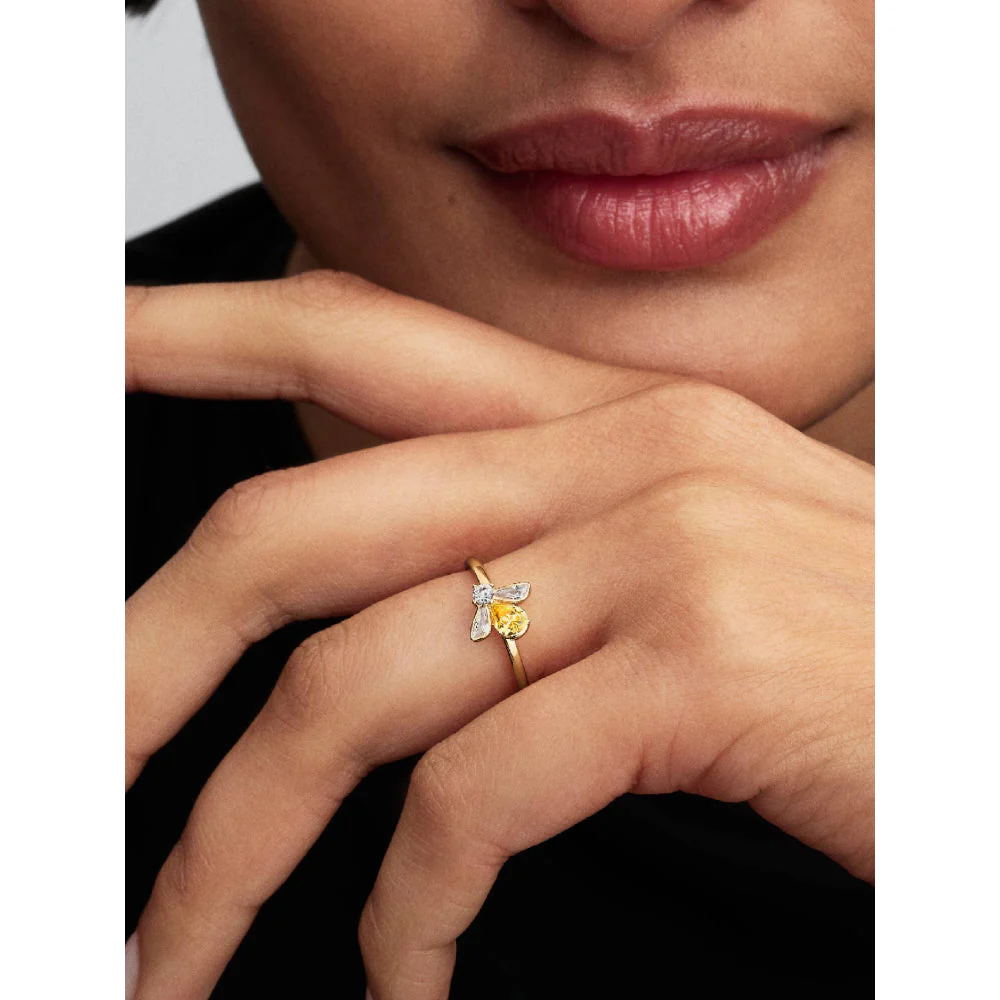 Pandora Gold Honey Bee Ring - Image 2