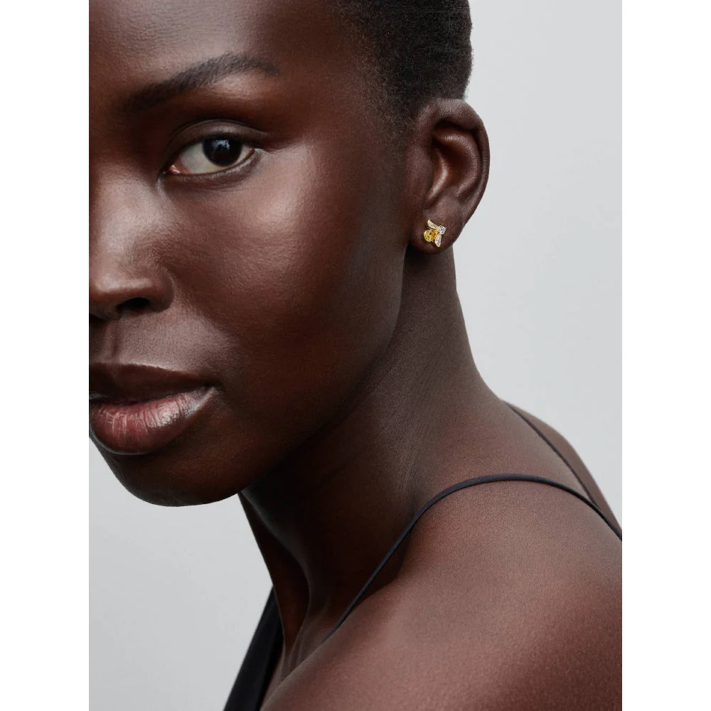 Pandora Gold Honey Bee Stud Earrings - Image 3