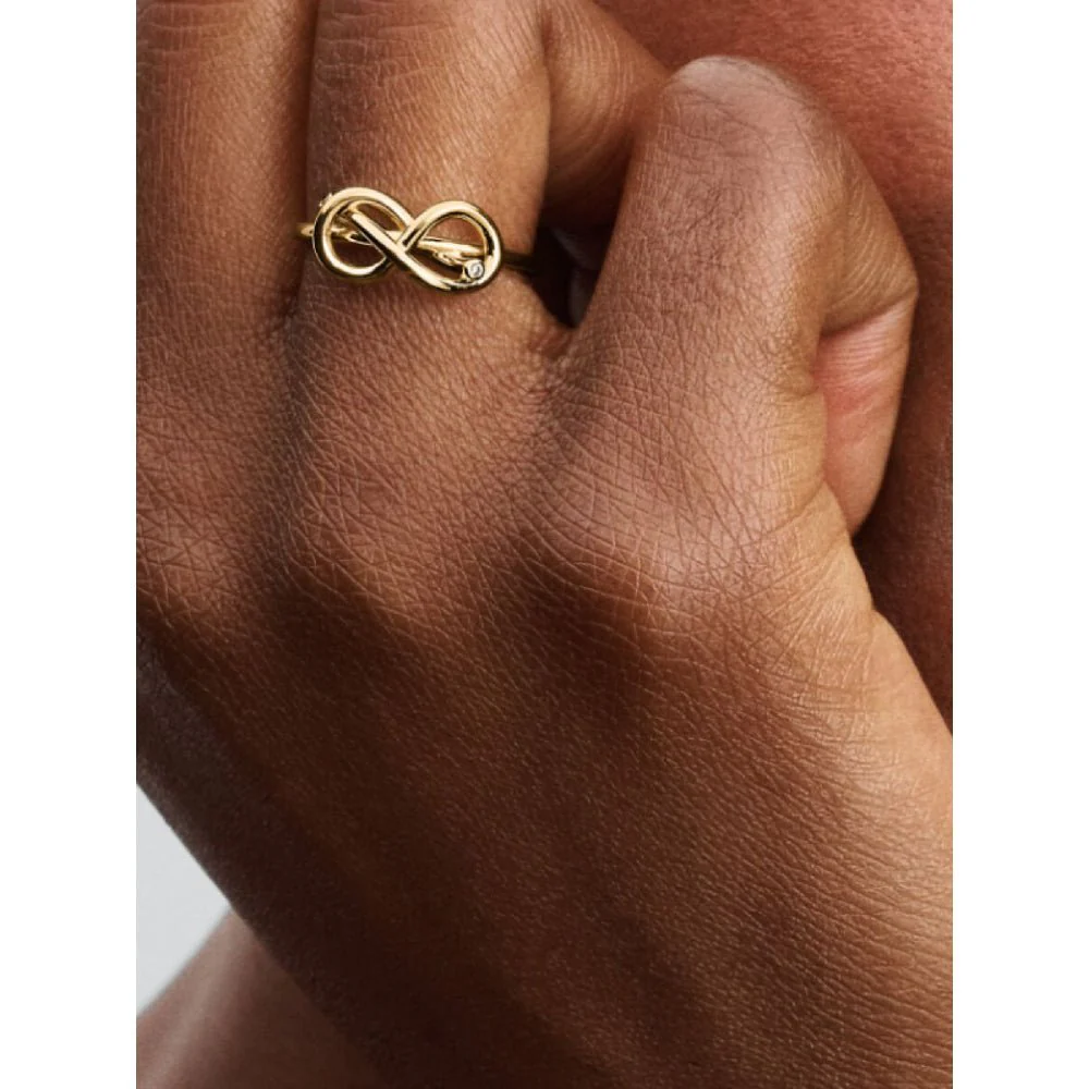 Pandora
Gold Plated Infinity Knot Ring - Image 2