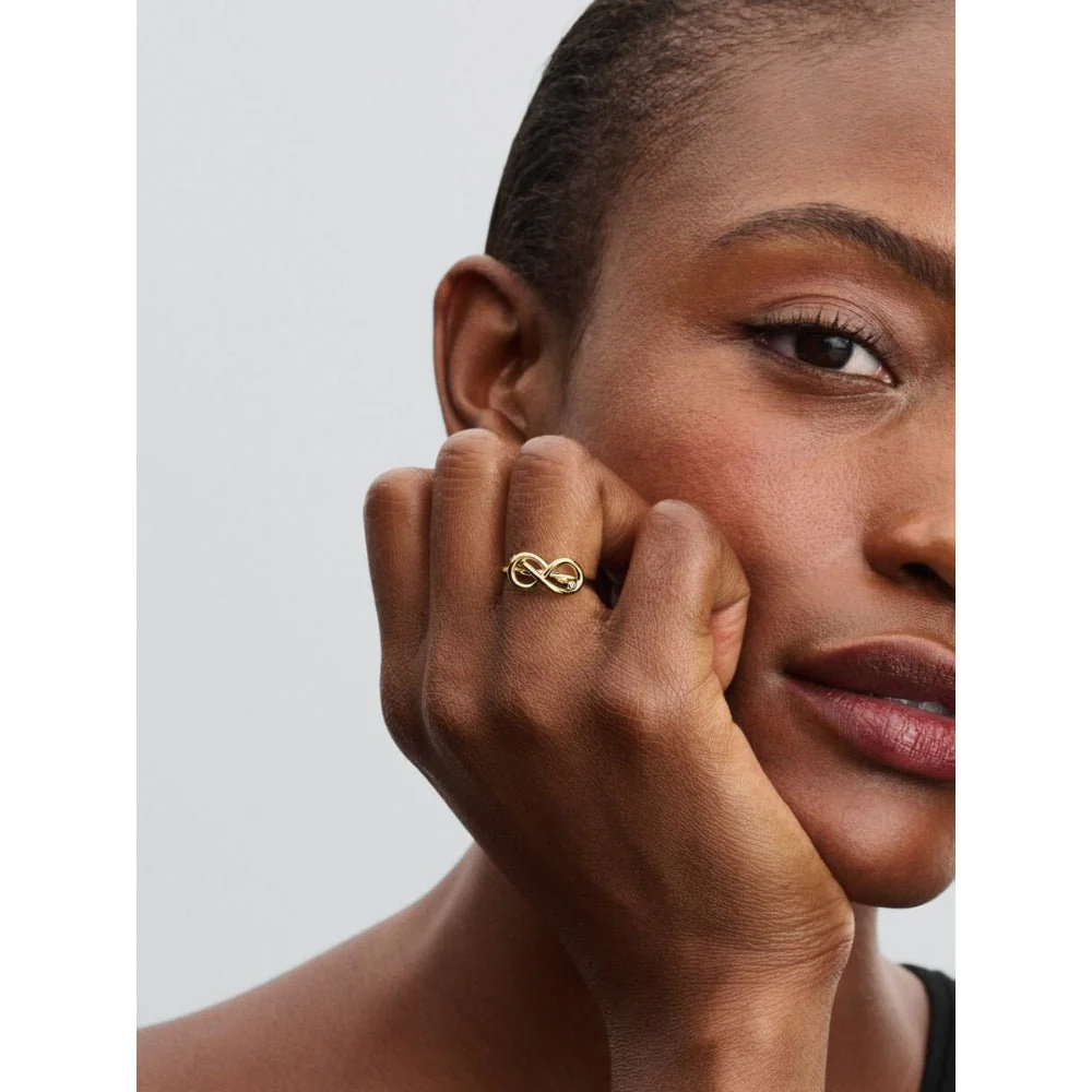 Pandora
Gold Plated Infinity Knot Ring - Image 3
