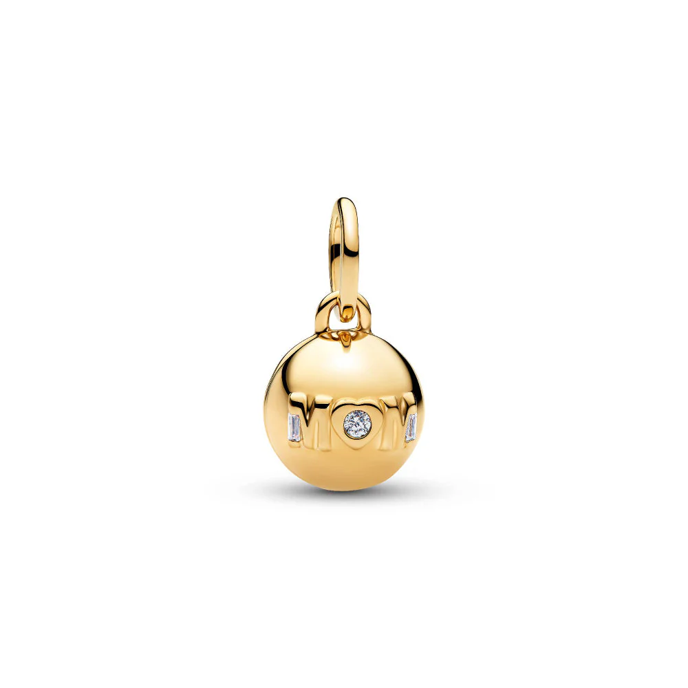 Pandora Gold Mom Ball Clasp Charm