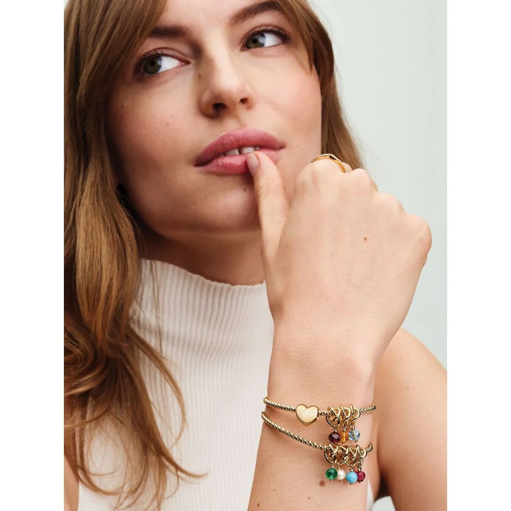Pandora
Gold Plated Studded Chain Bracelet - Image 4