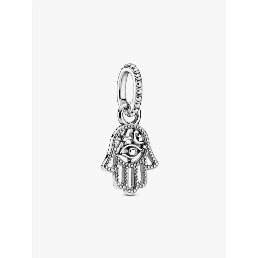 Pandora Silver Protective Hamsa Hand Dangle Charm
