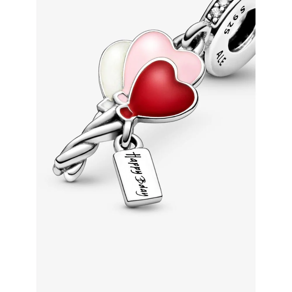 Pandora Silver Happy Bday Balloon Dangle Charm - Image 6