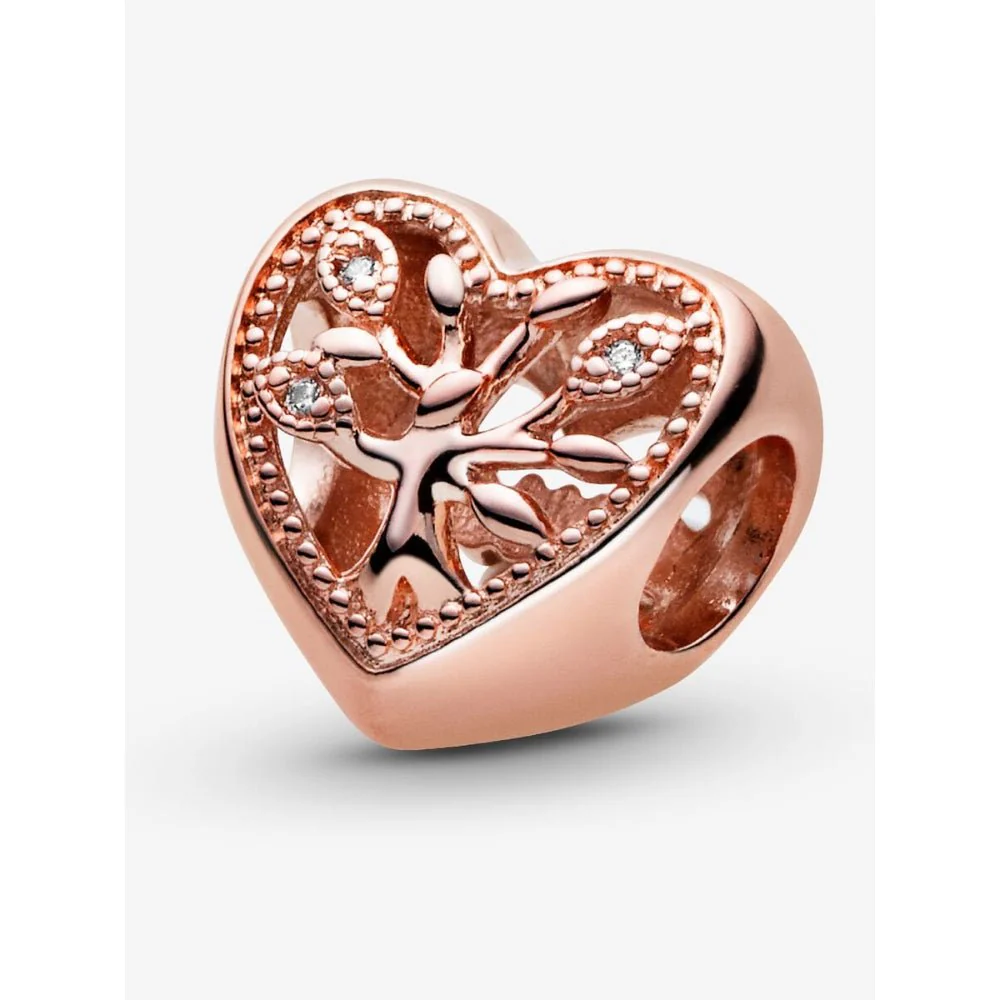 Pandora
Rose Gold Plated Openwork Family Tree Heart Charm - Image 6