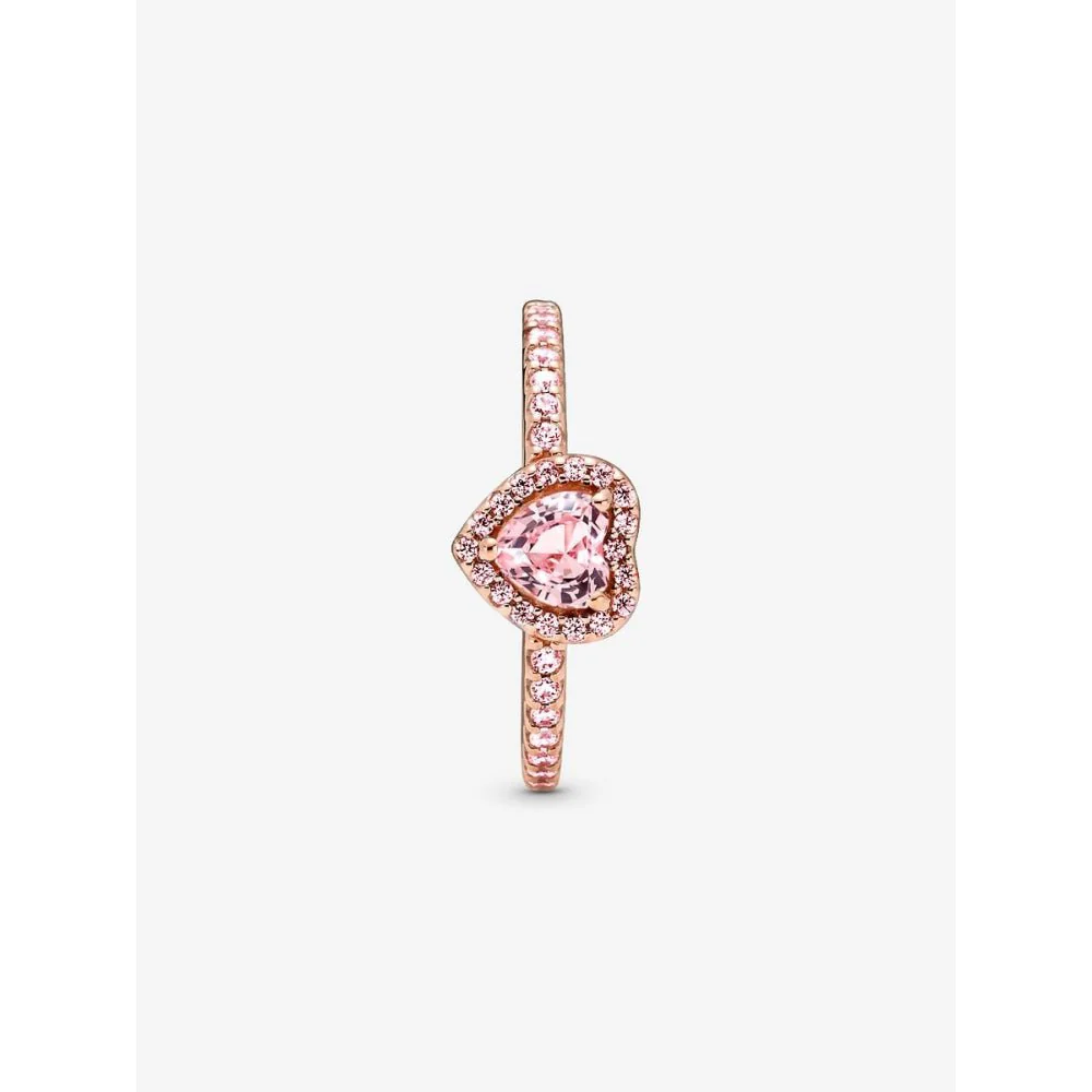 Pandora
Rose Gold Plated Sparkling Elevated Heart Ring - Image 5