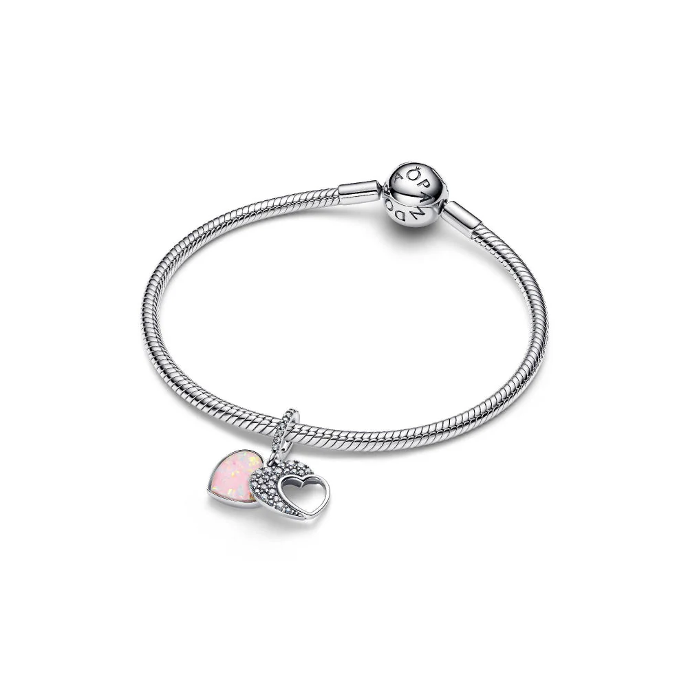 Pandora Silver Beautiful Mother Double Dangle Charm - Image 5