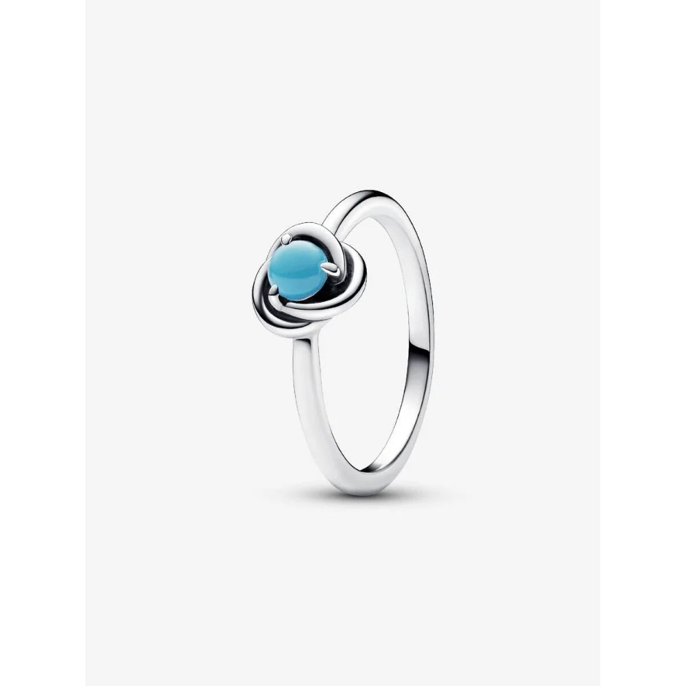 Pandora Silver December Birthstone Eternity Circle Ring
