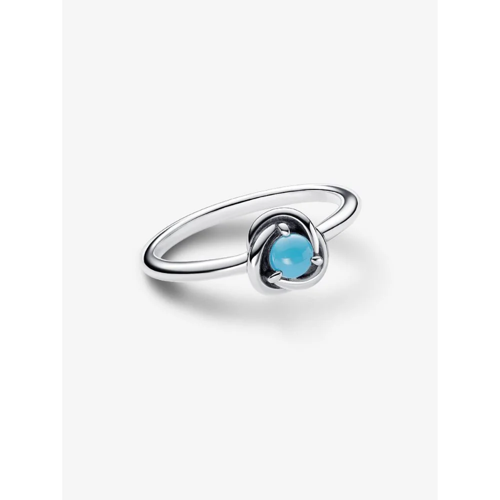 Pandora Silver December Birthstone Eternity Circle Ring - Image 4
