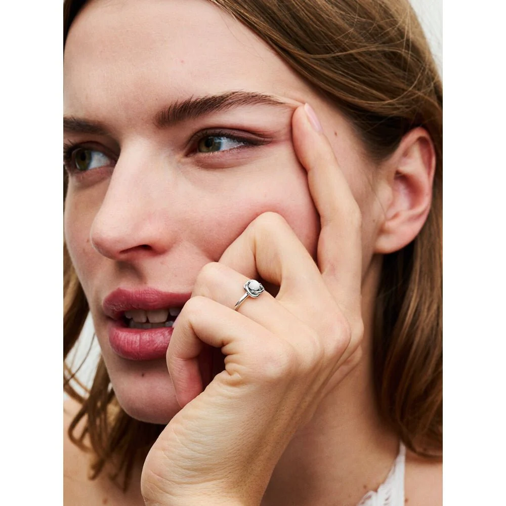 Pandora Silver June Birthstone Eternity Circle Ring - Image 3