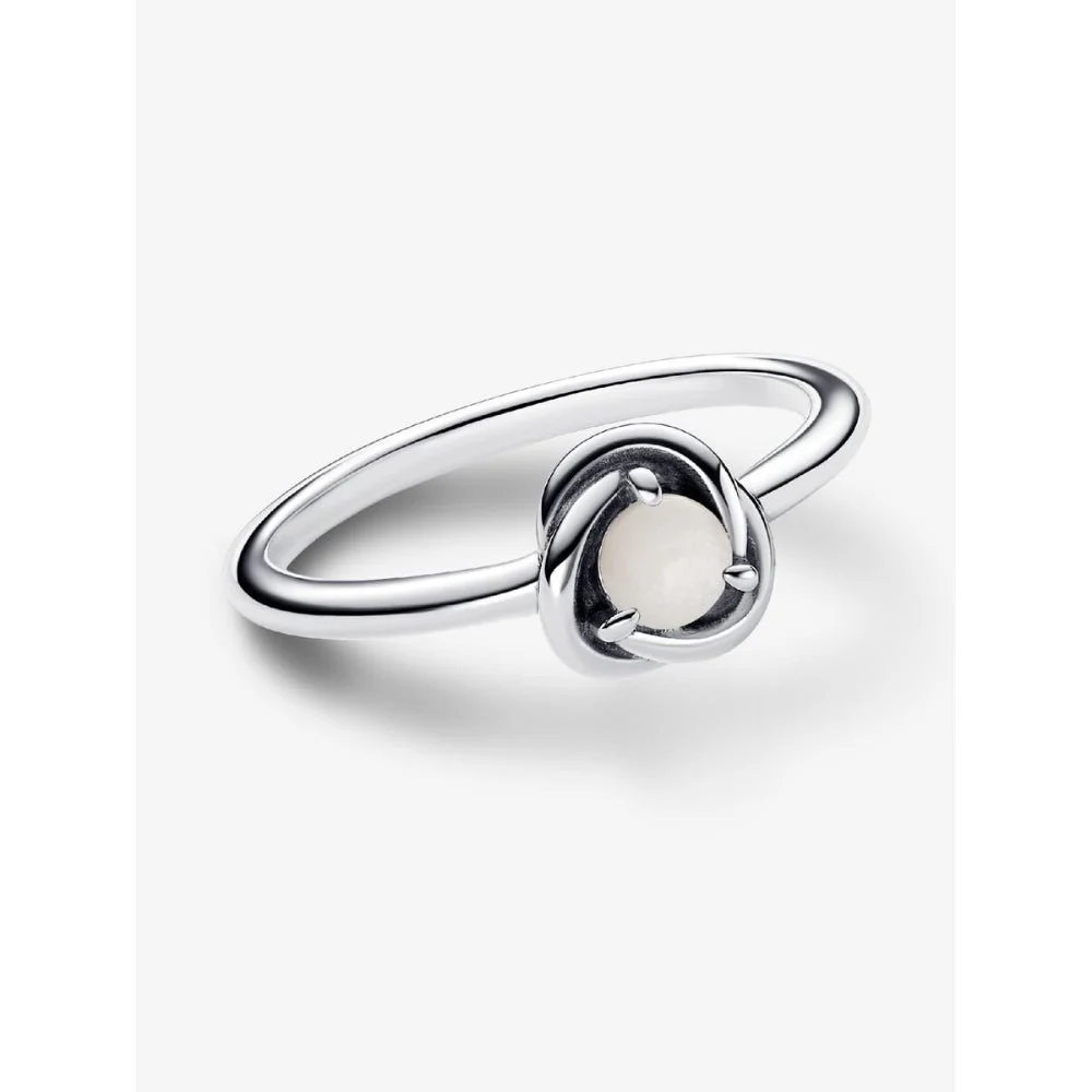 Pandora Silver June Birthstone Eternity Circle Ring - Image 5