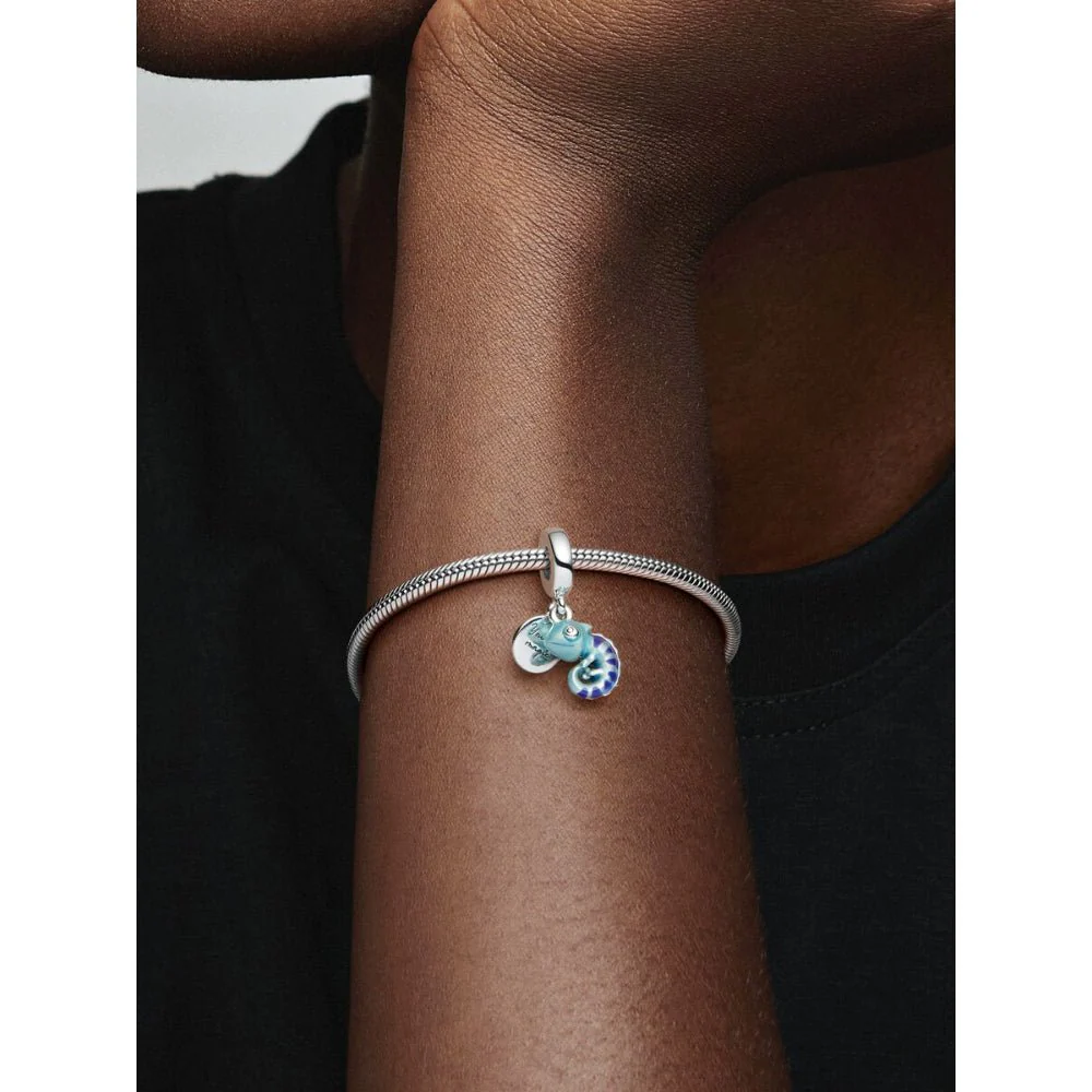 Pandora Silver Colour - Changing Chameleon Dangle Charm - Image 2