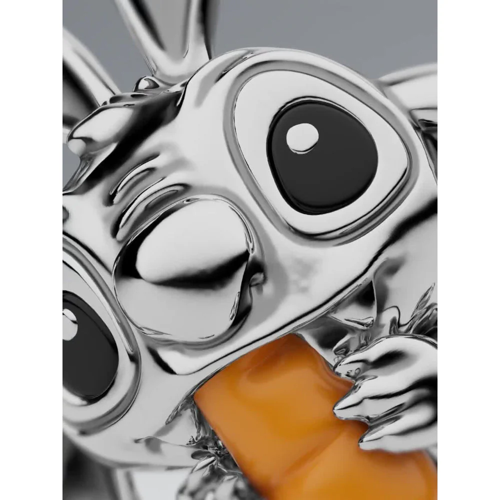 Pandora Silver Disney Stitch Easter Bunny Charm - Image 4