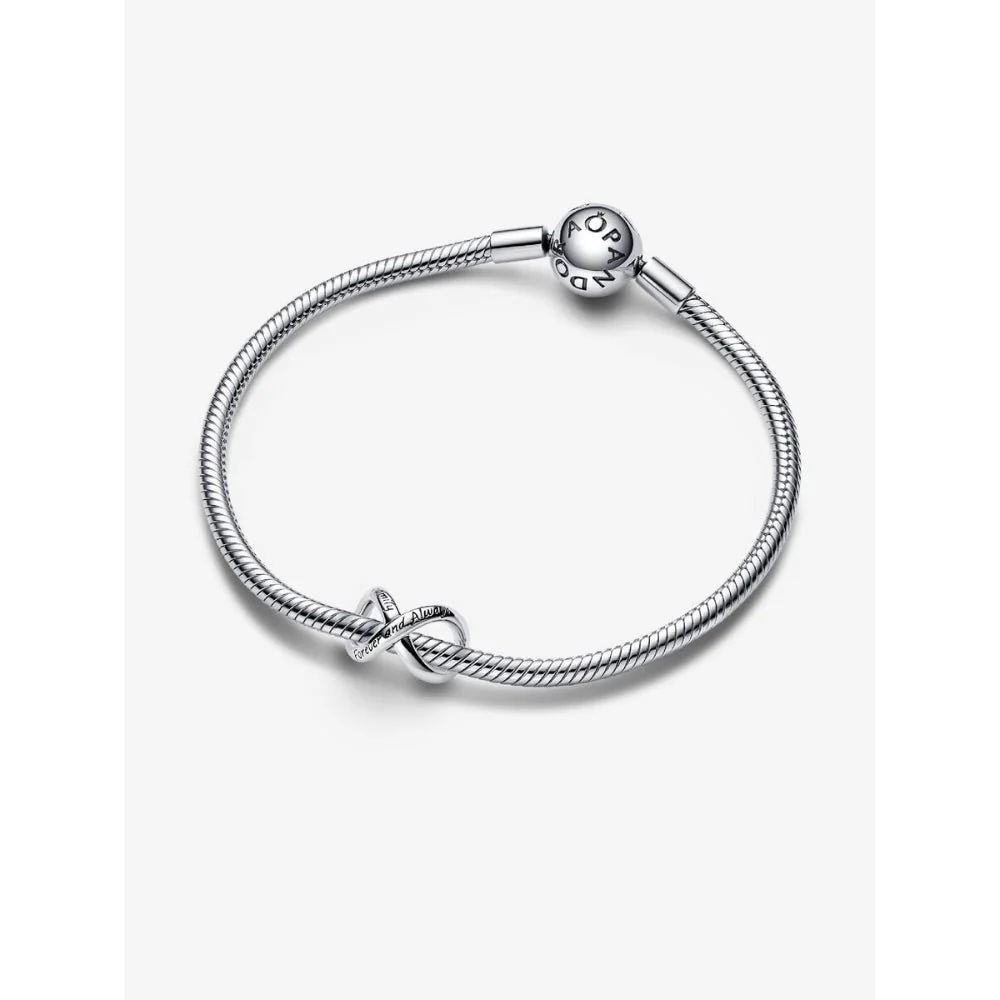 Pandora Silver Forever & Always Infinity Charm - Image 4