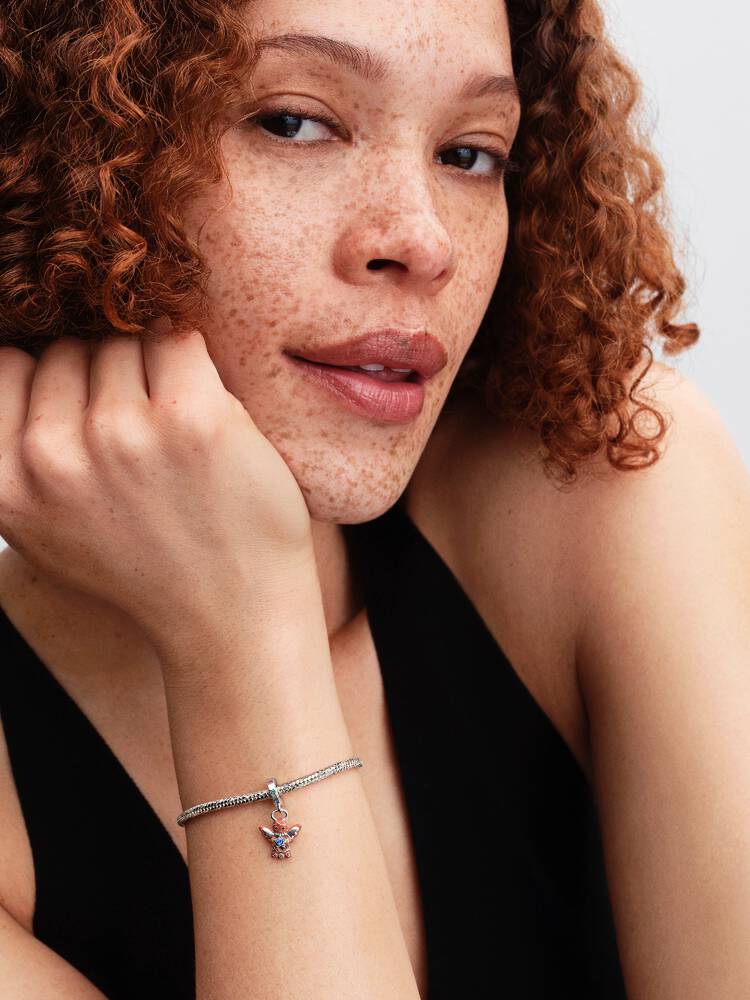 Pandora Silver Gingerbread Angel Dangle Charm - Image 4