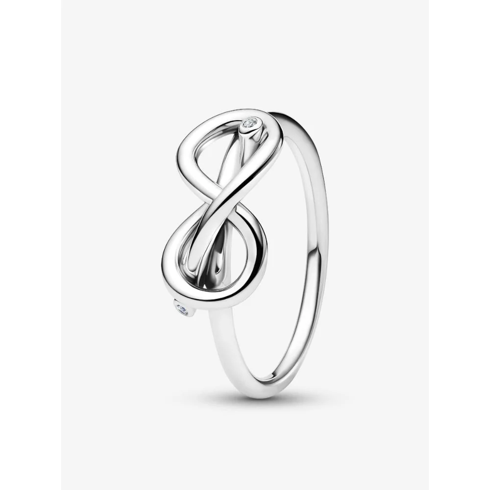 Pandora Silver Infinity Knot Ring
