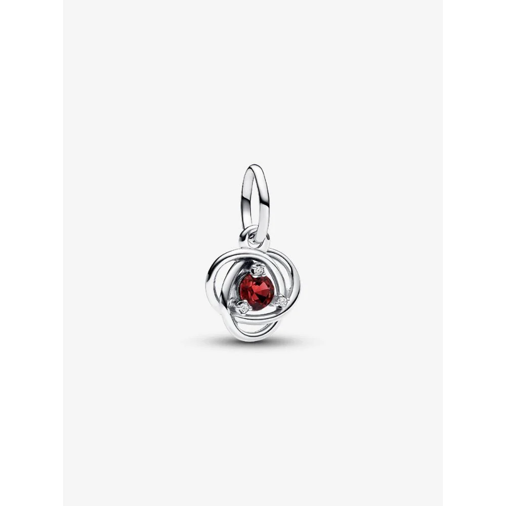 Pandora Silver July Eternity Circle Dangle Charm