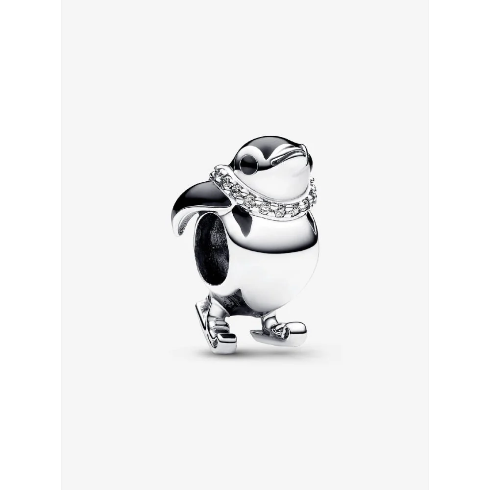 Pandora Silver Skiing Penguin Charm