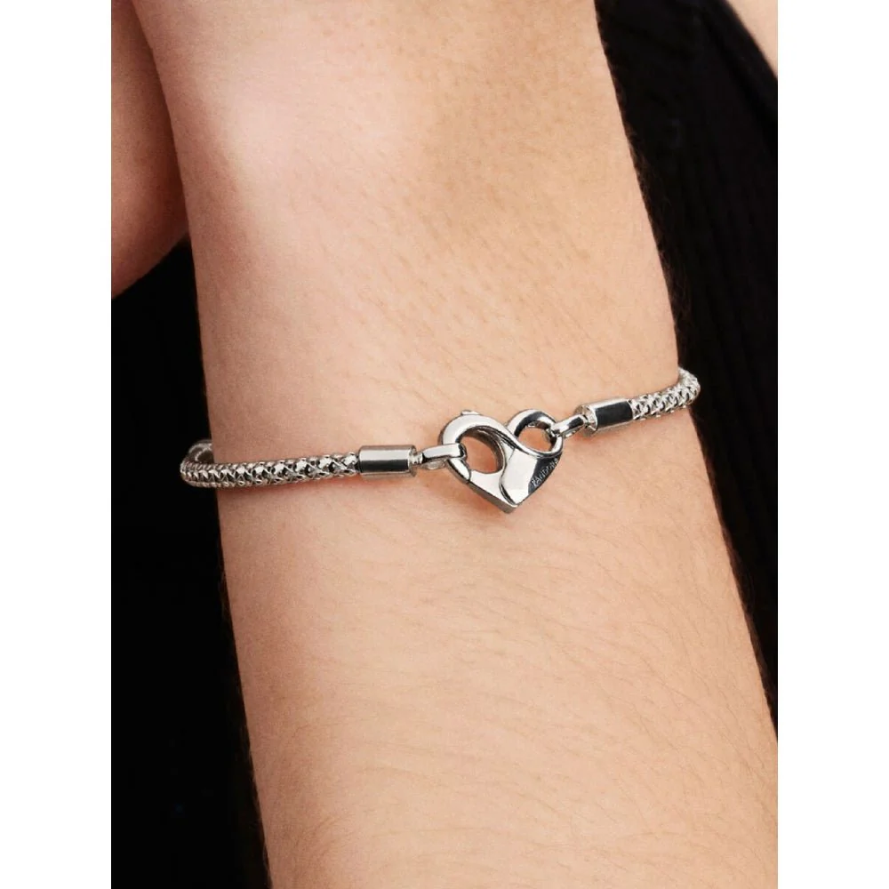 Pandora Silver Studded Chain Bracelet - Image 2