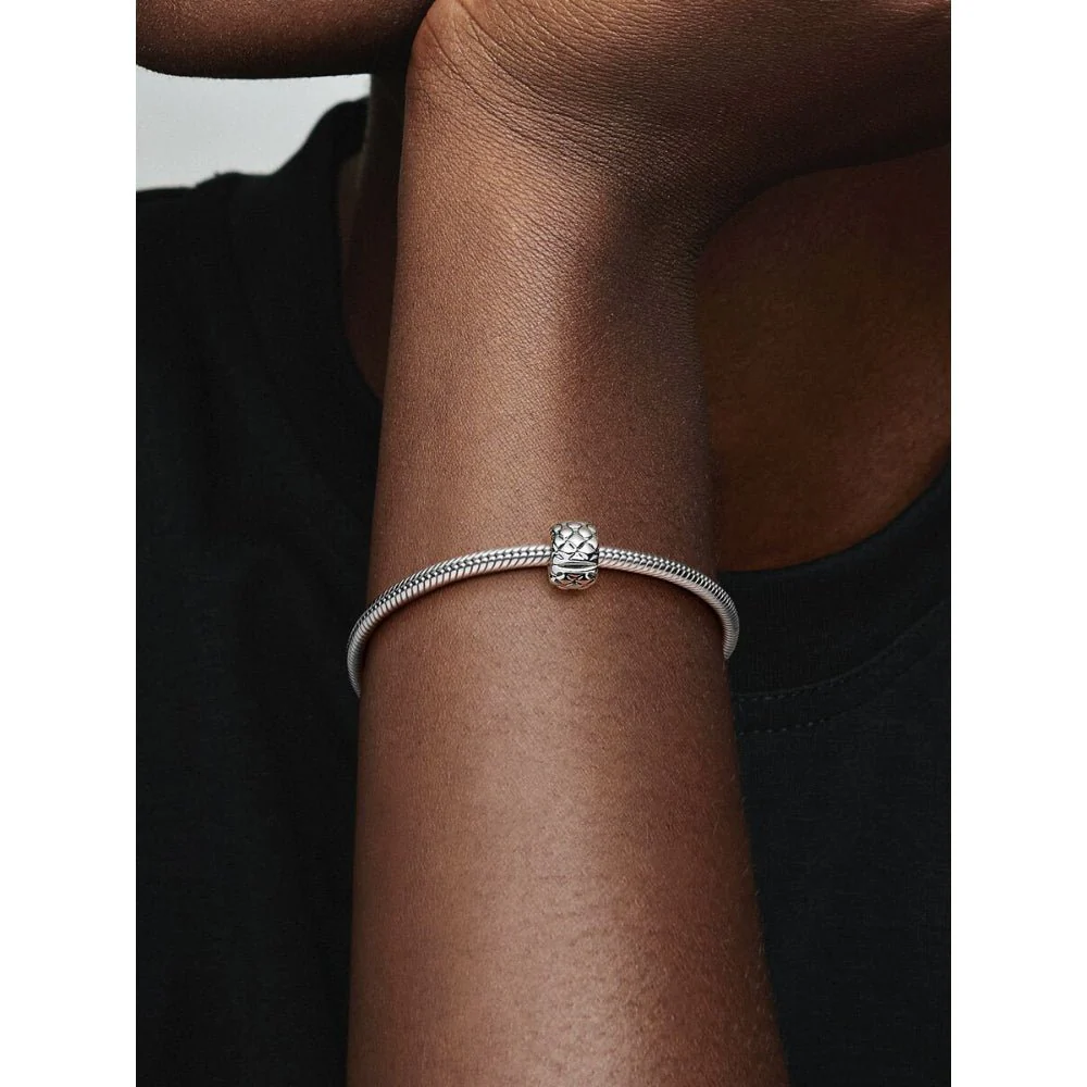 Pandora Silver Studded Clip Charm - Image 2
