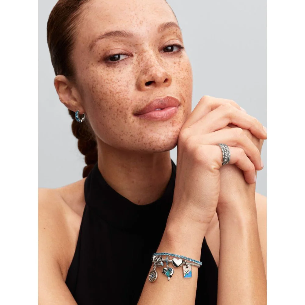 Pandora Silver Travel Dangle Charm - Image 4