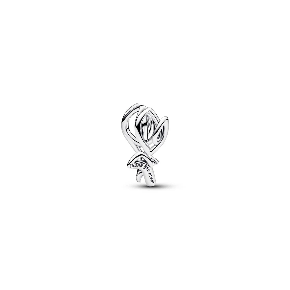 Pandora Silver Tulip Openwork Charm