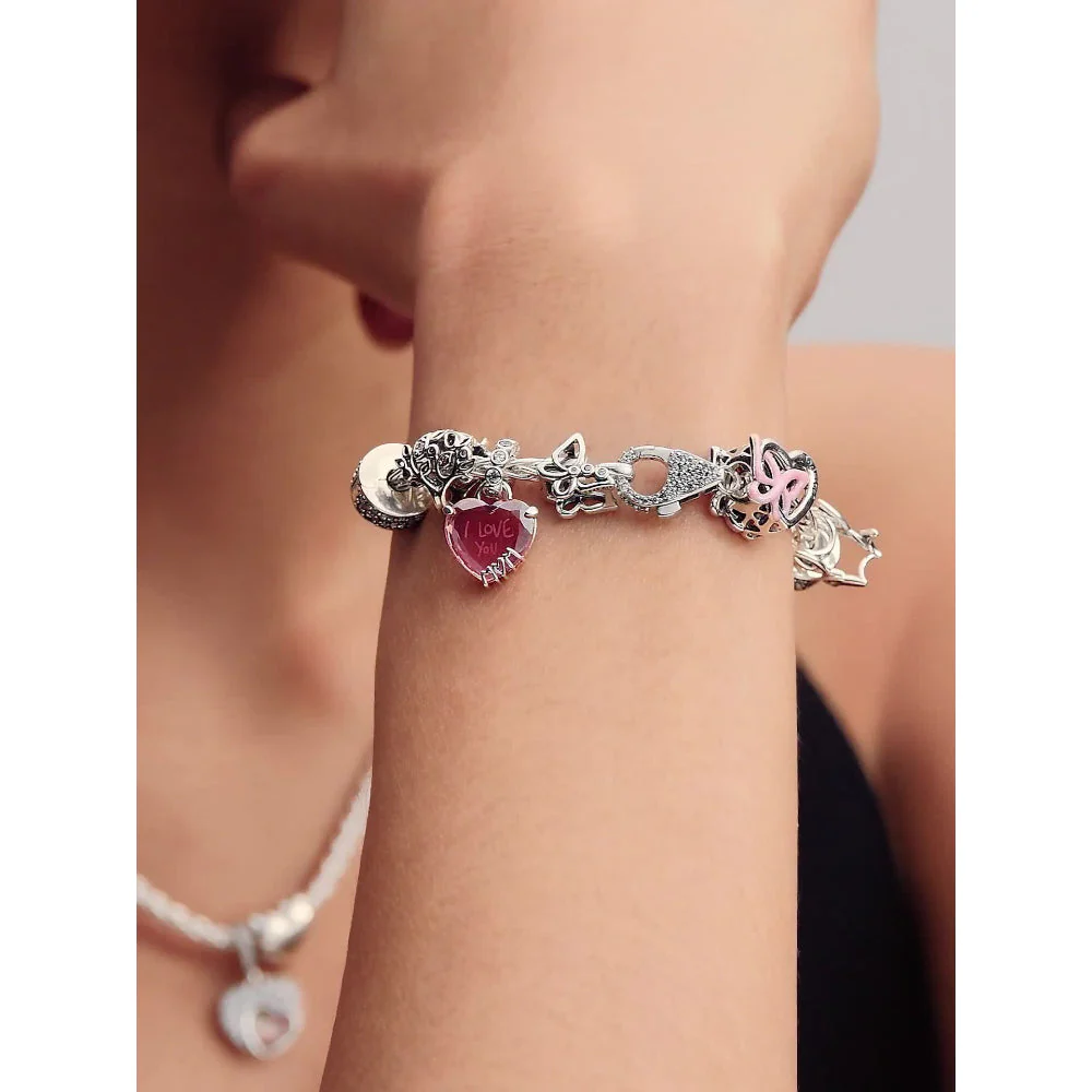 Pandora Silver Tulip Openwork Charm - Image 3