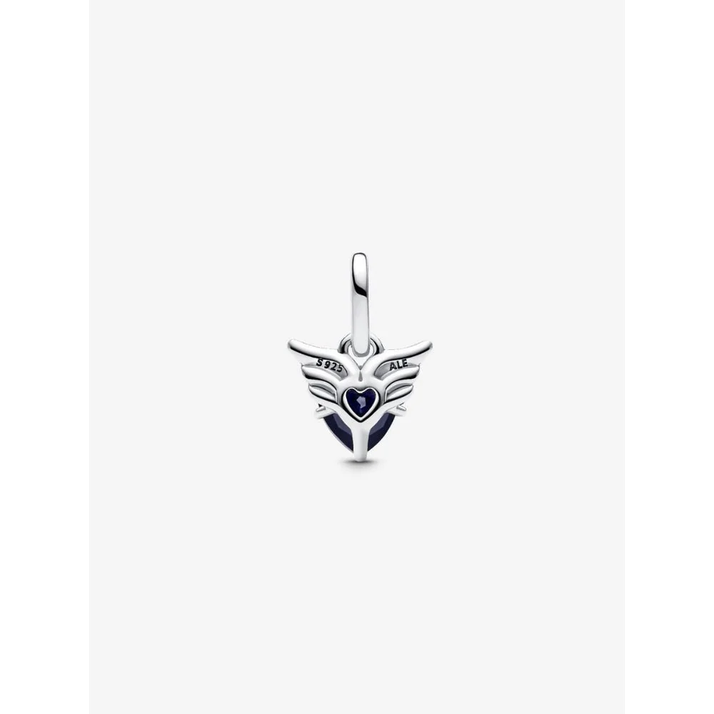 Pandora Silver Winged Heart Mini Dangle Charm - Image 5