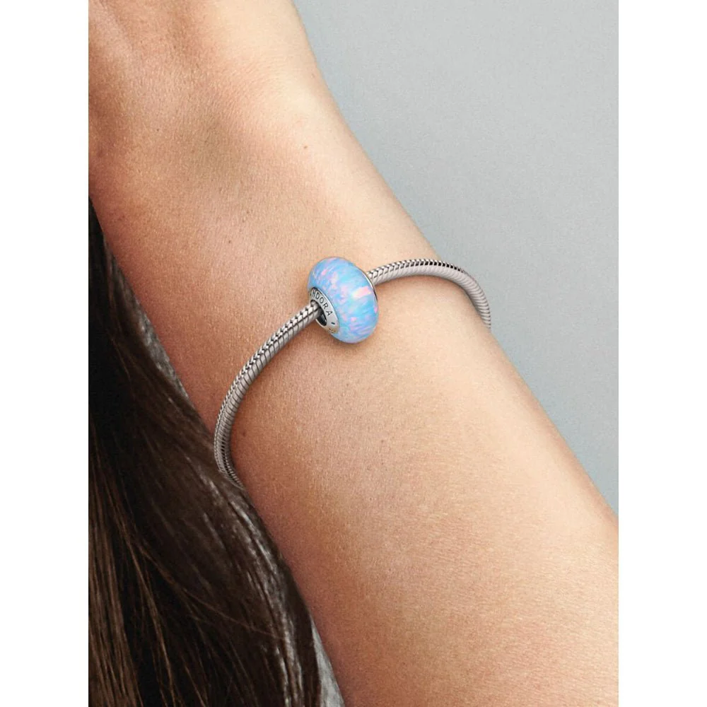 Pandora Silver Opalescent Ocean Blue Charm - Image 2