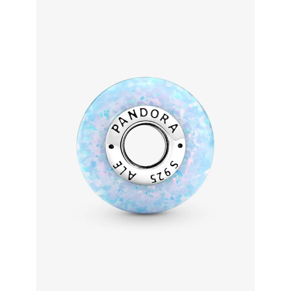 Pandora Silver Opalescent Ocean Blue Charm - Image 4