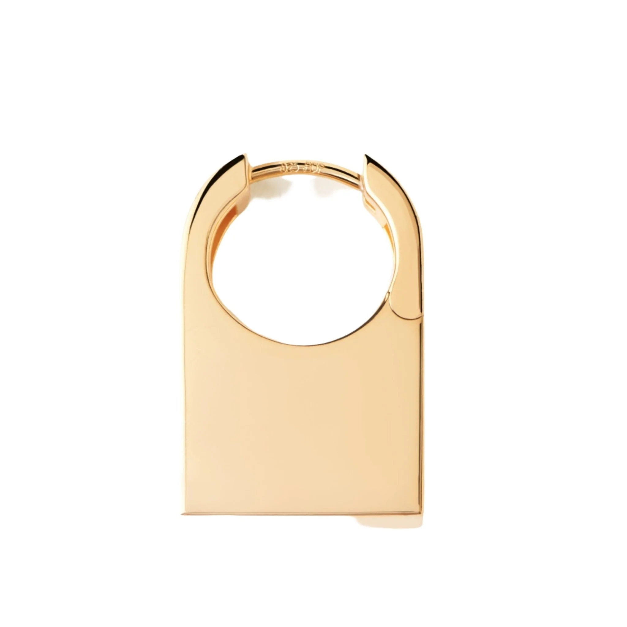 PDPAOLA Gold Chicago Hoop Earrings - Image 3