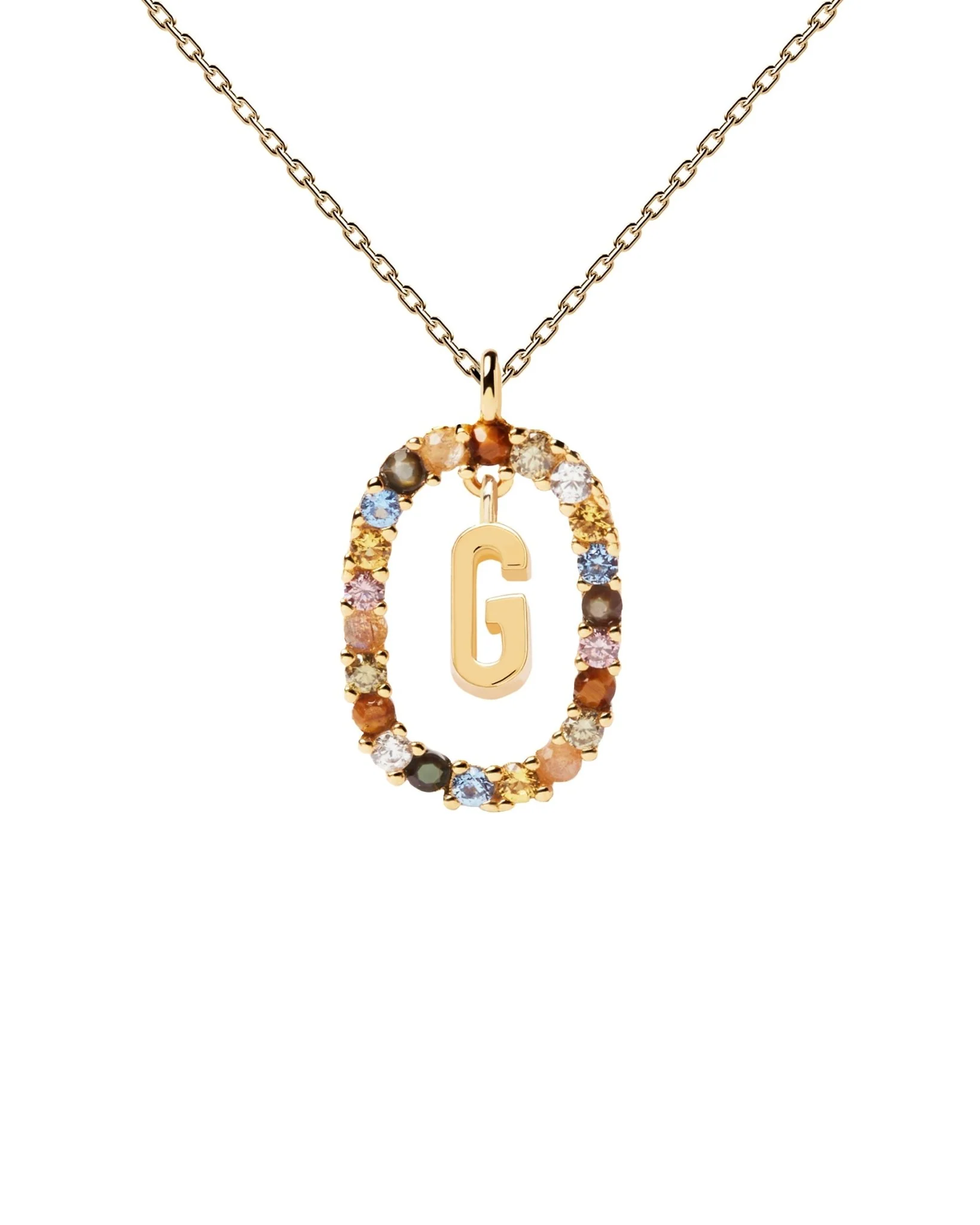 PDPAOLA Gold Letter A-Z Necklaces - Image 11
