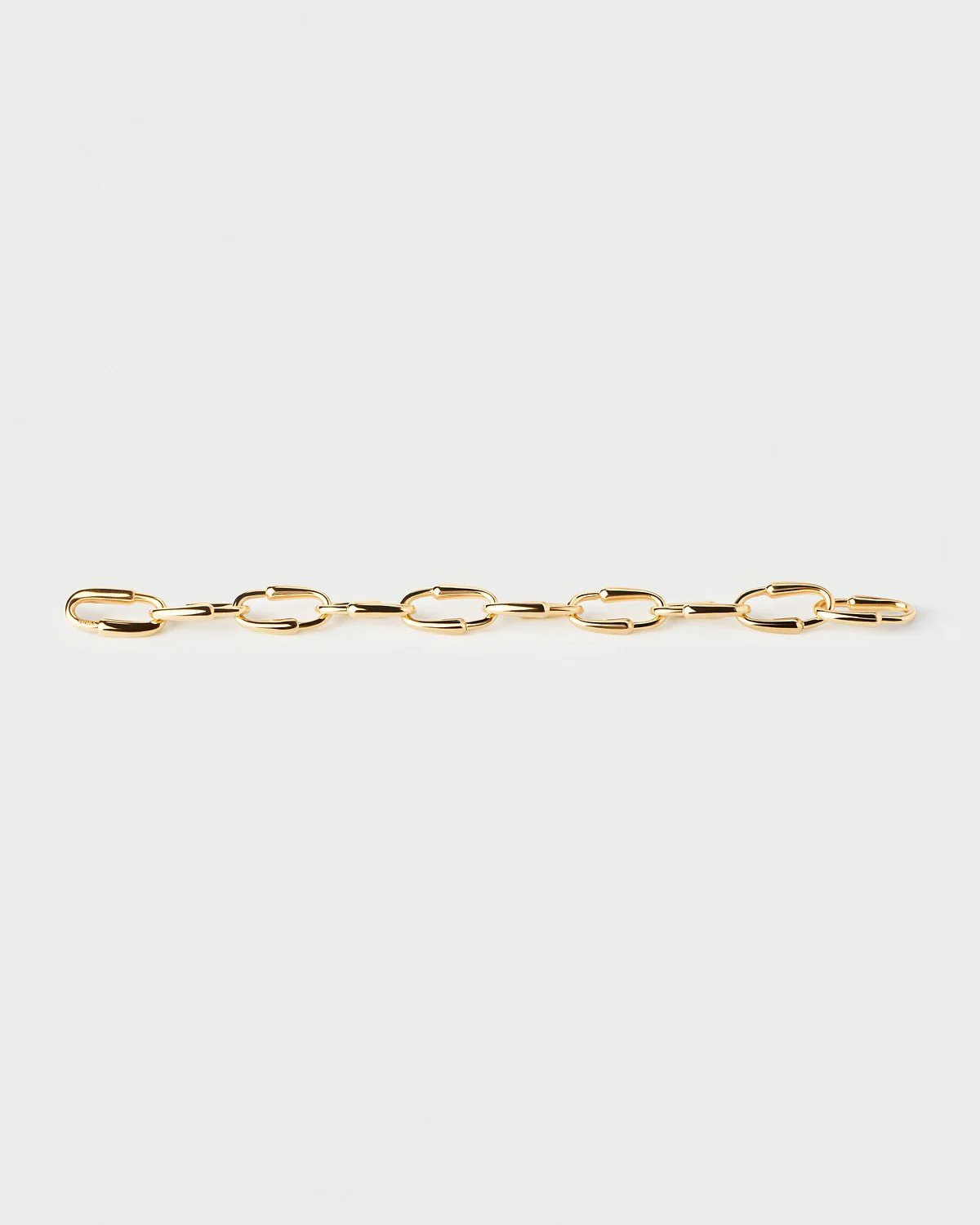 PDPAOLA Gold Loop Chain Bracelet - Image 2