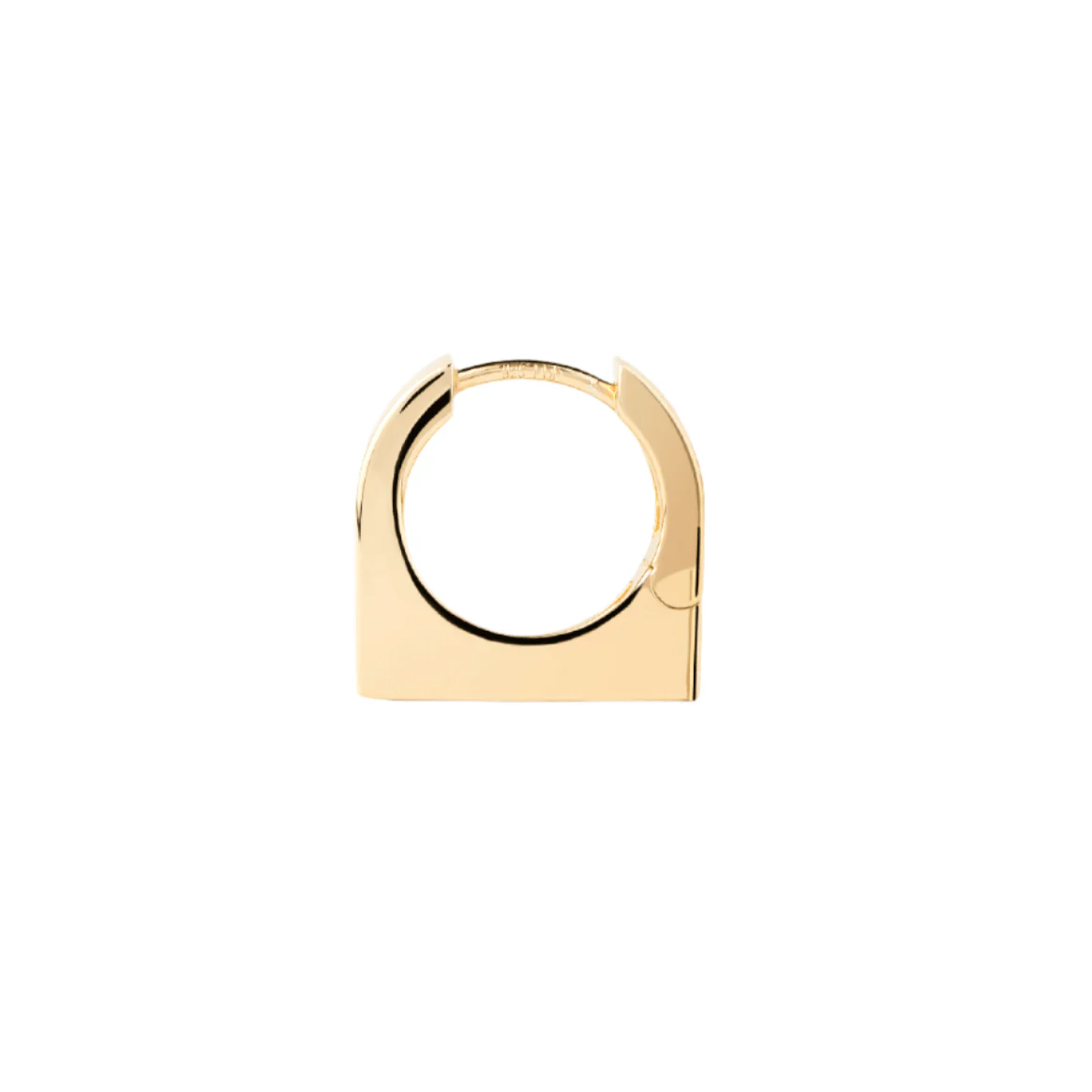 PDPAOLA Gold New York Single Hoop Earring - Image 4