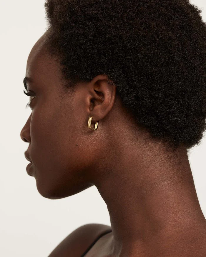 PDPAOLA Gold Nova Hoops - Image 2