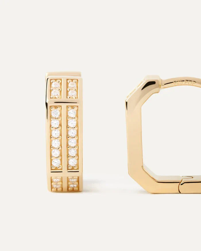 PDPAOLA Gold Olympia Earrings - Image 3