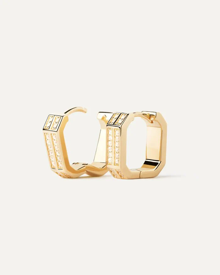 PDPAOLA Gold Olympia Earrings - Image 7