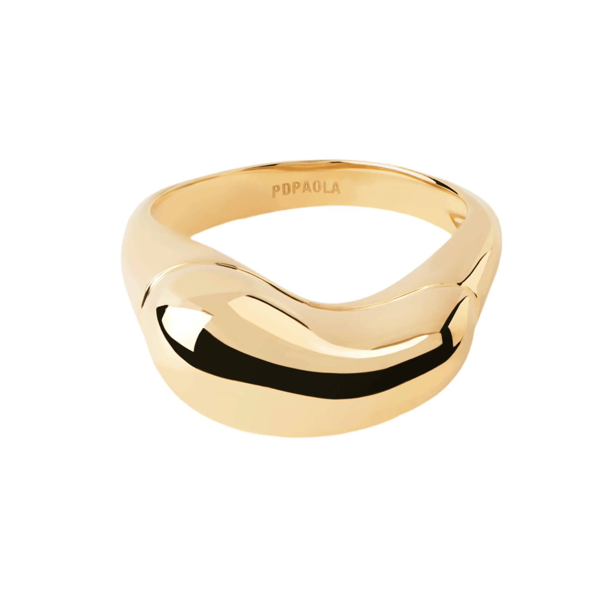 PDPAOLA Gold Aqua Ring - Image 3