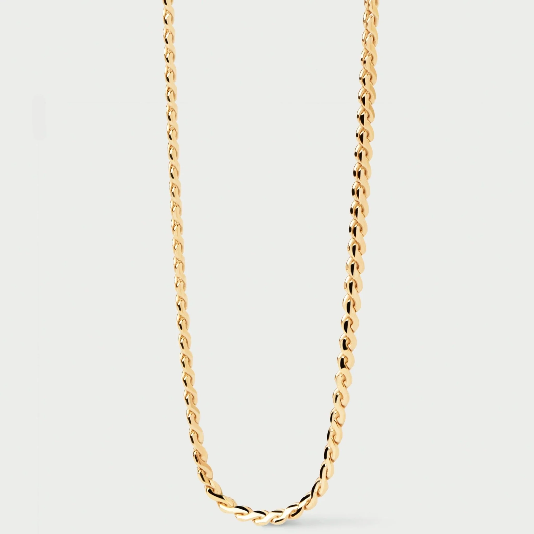 PDPAOLA Gold Serpentine Chain Necklace - Image 5