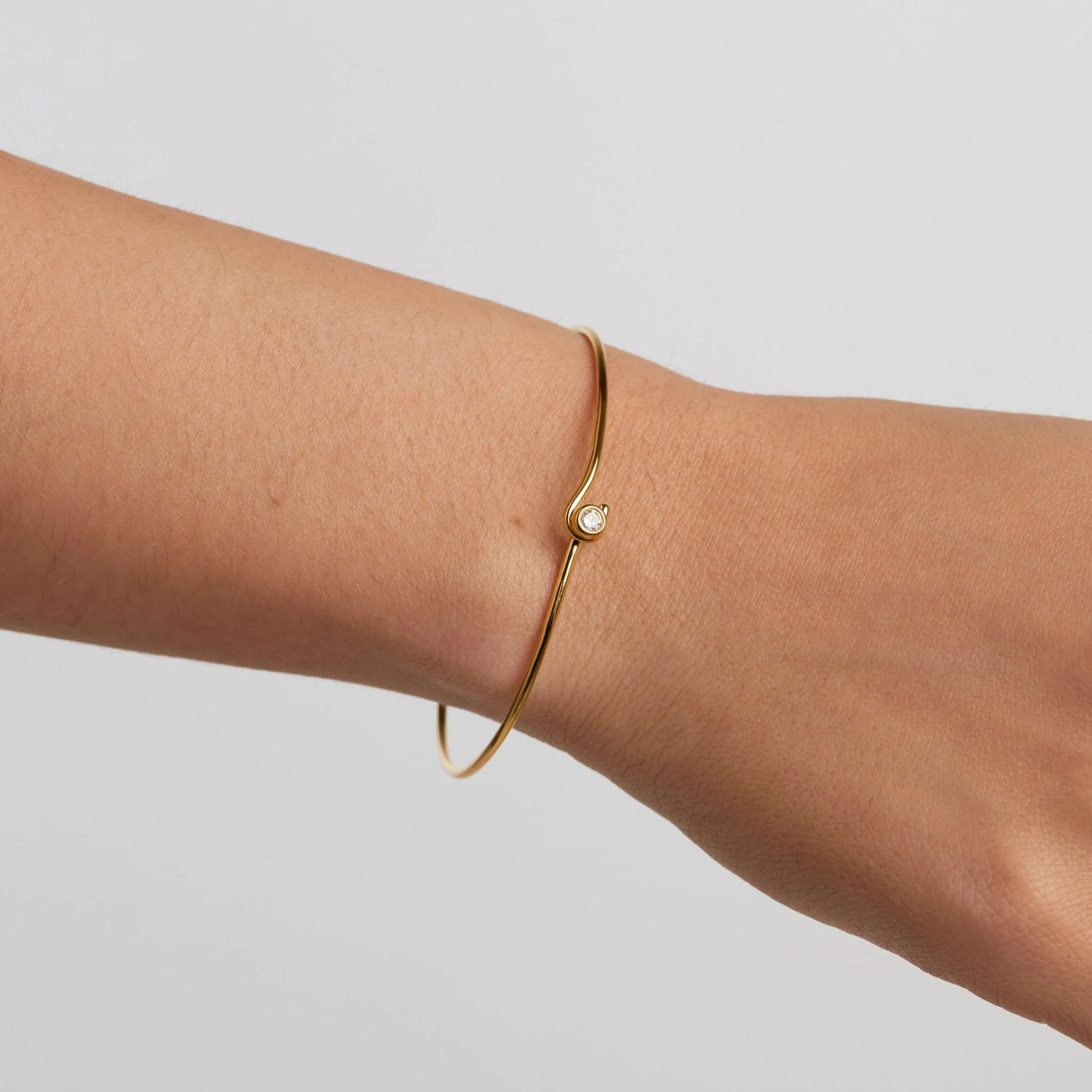 PDPAOLA Gold Siena Bangle - Image 2