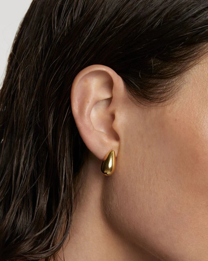 PDPAOLA Gold Small Sugar Earrings - Image 2