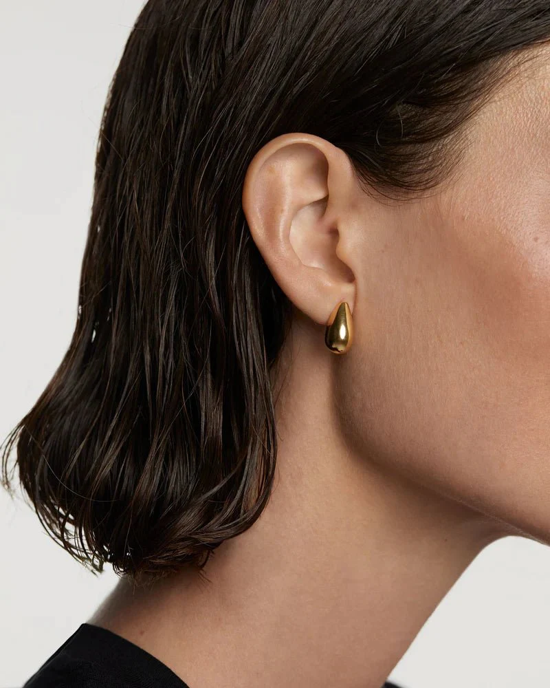 PDPAOLA Gold Small Sugar Earrings - Image 6