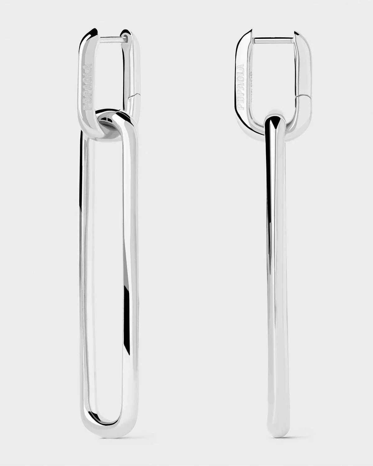 PDPAOLA Rodeo Silver Drop Earrings - Image 3