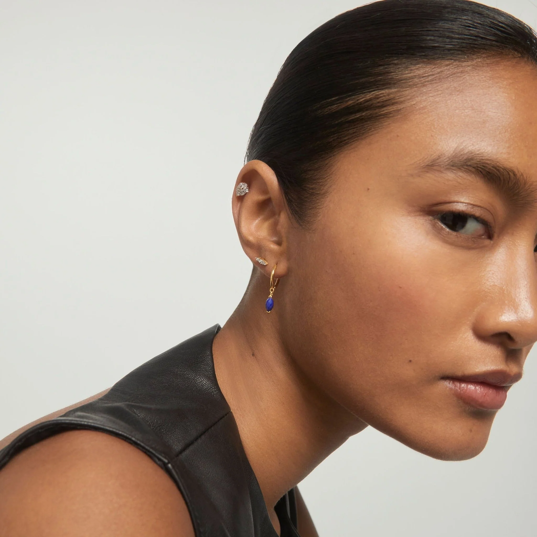 PDPAOLA Gold Gala Single Earring - Image 5